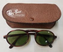 Vintage pair of Ray-Ban Bausch & Lomb Gatsby style 3 W0939, with vintage Ray-Ban case.
