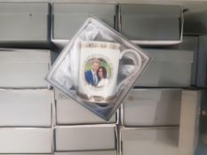 A collection of New Boxed Royal Commemorative Mugs to commemorate The Wedding of HRH Prince