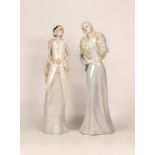 Royal Doulton Reflections Figures Charisma Hn3090 & Chic Hn2997(2)