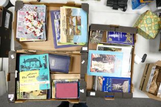 A large collection of books & magazines with Royal, Recipe's Collectable themes(3 trays)