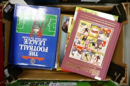 A mixed collection of Children's Annuals & Football Theme books