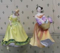 Royal Doulton Lady Figures Paula Hn2906 & Lesley Hn2410(2)