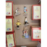 Royal Doulton Bunnykins figures to include Sailor, Mother , Rainy Day, Fisherman & Father,