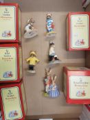 Royal Doulton Bunnykins figures to include Sailor, Mother , Rainy Day, Fisherman & Father,
