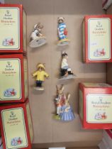 Royal Doulton Bunnykins figures to include Sailor, Mother , Rainy Day, Fisherman & Father,