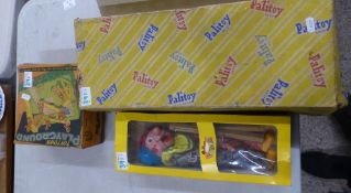 Boxed Toy Town Playgroud together with Palitoy vintage doll and Pelham puppet (3)