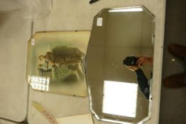 Art Deco Wall Mirror & similar Framed Photo(2)
