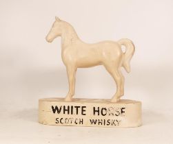 White Horse Scotch Whiskey ceramic horse figure (a/f)