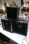 Two Peavy & similar Electric Guitar Amplifiers (3)