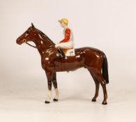 Beswick jockey on brown horse 1862 (a/f)
