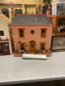 Woodside Cottage Dolls House from Dolls House Emporium together with 3 boxes of Doll house