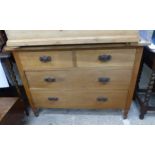 Mahogany Chest of 2 over 2 drawers 107cm W, 80cm H, 45cm D