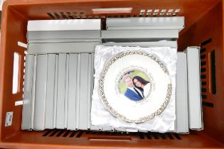 A collection of New Boxed Royal Commemorative Wall Plates to commemorate The Wedding of HRH Prince