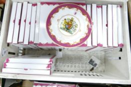 A collection of New Boxed Royal Commemorative Diamond Jubilee Wall Plates (26)