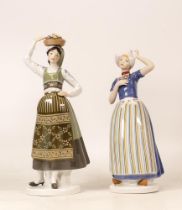 Goebel Lady Figures to include Antje & Ines, tallest 23.5cm(2)