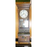 International Time Recording Co. Of London Clocking in Machine. Height: 125cm