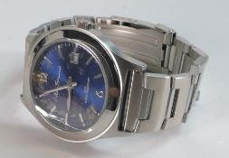Ben Sherman quartz stainless steel gentleman's wristwatch with dark blue dial, boxed with paperwork.
