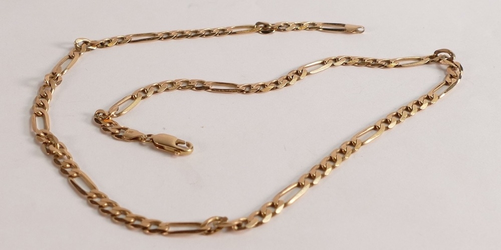 9ct gold quality 20.5 inch necklace, 18.3g. - Image 2 of 2