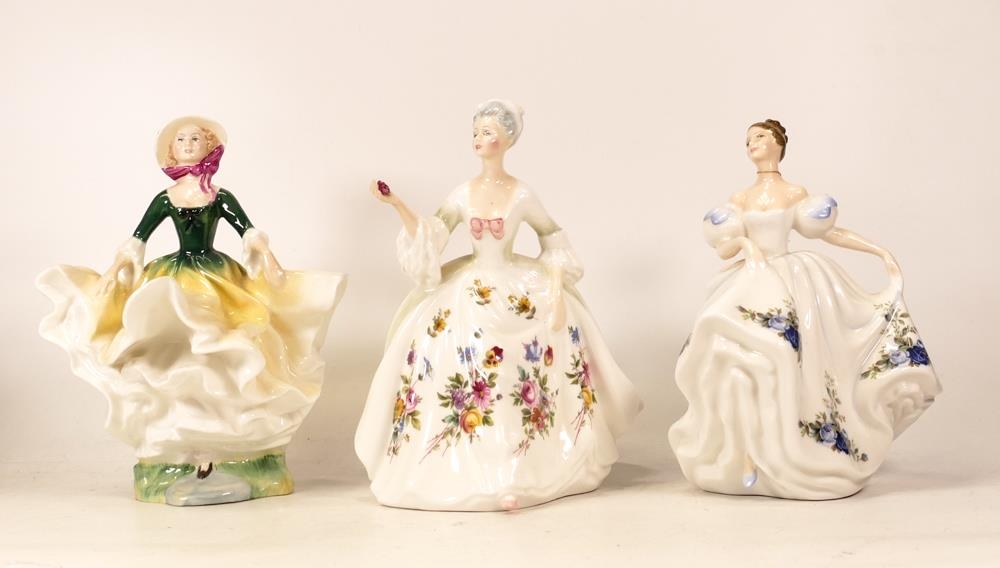 Royal Doulton Lady Figures Becky Hn2740, Diana Hn2468 & Beatrice Hn3263(3)