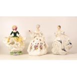 Royal Doulton Lady Figures Becky Hn2740, Diana Hn2468 & Beatrice Hn3263(3)