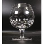 Six Boxed Ajka Lead Crystal Large Brandy Glasses, height 14cm (6)