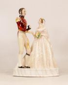 Royal Doulton figure Queen Victoria & Prince Albert HN3256 Limited edition boxed with certificate