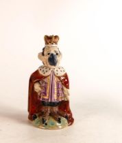 Burslem Pottery King Charles III figure, trial colourway, no.7, by Tracey Bentley, influenced by The