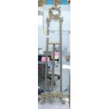 Reproduction Large Brass Floor standing Picture Frame, height 159cm