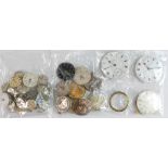 37 x watch movements from ladies and gents wristwatches and pocket watches.