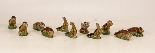 A collction of Wade dinosaur whimsies (11)
