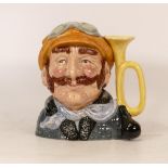 Royal Doulton Character Jug Veteran Motorist D6633. Crack to on side of rim.