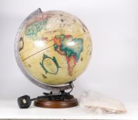 Readers Digest World Globe Lamp. Height: 40cm