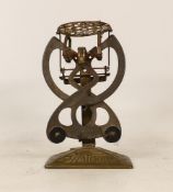 French Art Nouveau Bilateral Scales. Moulded text to base front reads 'Bilaterale' Height: 15.5cm