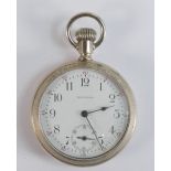 Waltham 645 21 jewel keyless pocket watch, not working. Purchased for £325 from specialist watch