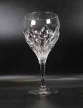 Four Atlantis Crystal Cut Glass Crystal Wine Glasses, height 18.5cm (4)