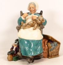 Royal Doulton Character Figure Nanny Hn2221 , repair to rear chair leg