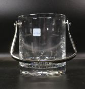 Boxed Sevres Cut Glass Crystal Ice Bucket , height 12cm