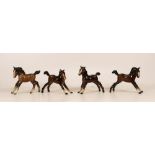 Four Beswick Foals including 815 and 997 (some damages notes) (4)