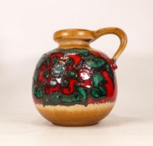 Scheurich West German Fat Lava Jug. Stamped 484-21 W.Germany to Base. Height: 22cm