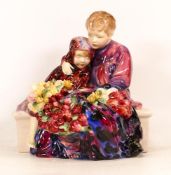 Royal Doulton Early figure Flower Sellers Children Hn1342, hairline to base & chip to flower