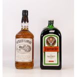 1 Ltr Bottle Southern Comfort & similar bottle of Jagermeister (2)