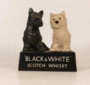 Black & White Scotch Whiksy Advertising Figure. Height:15cm