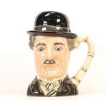 Royal Doulton Large Character jug Charlie Chaplin D6949, limited edition