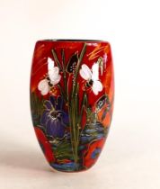 Anita Harris Honey Beebrook oval vase, gold signed, 19cm
