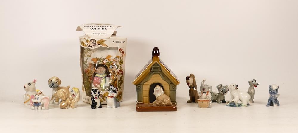 A Collection of Wade Whimsies to include predominantly Disney examples together with a Wedgwood