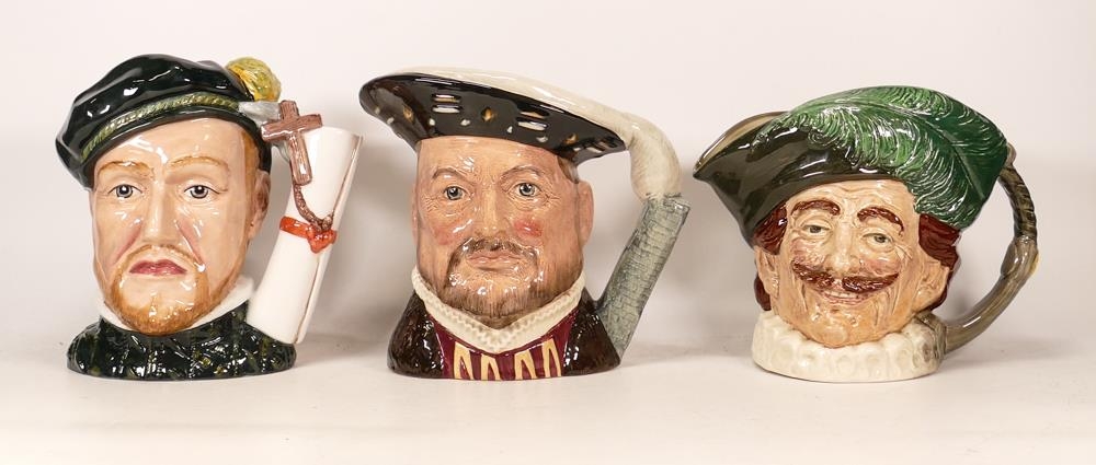 Royal Doulton Large Character Jugs Limited Edition Prince Philip of Spain D7189, Henry VIII