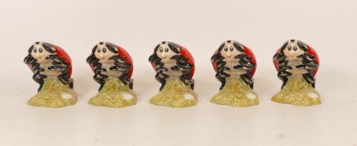 Royal Albert Beatrix Potter Bp Figures to include Mother Lady Bird x 5(5)