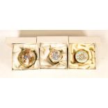 Three Beatrix Potter Crummles English Enamels to include Cousin Ribby BP62, Jeremy Fisher BP63 and