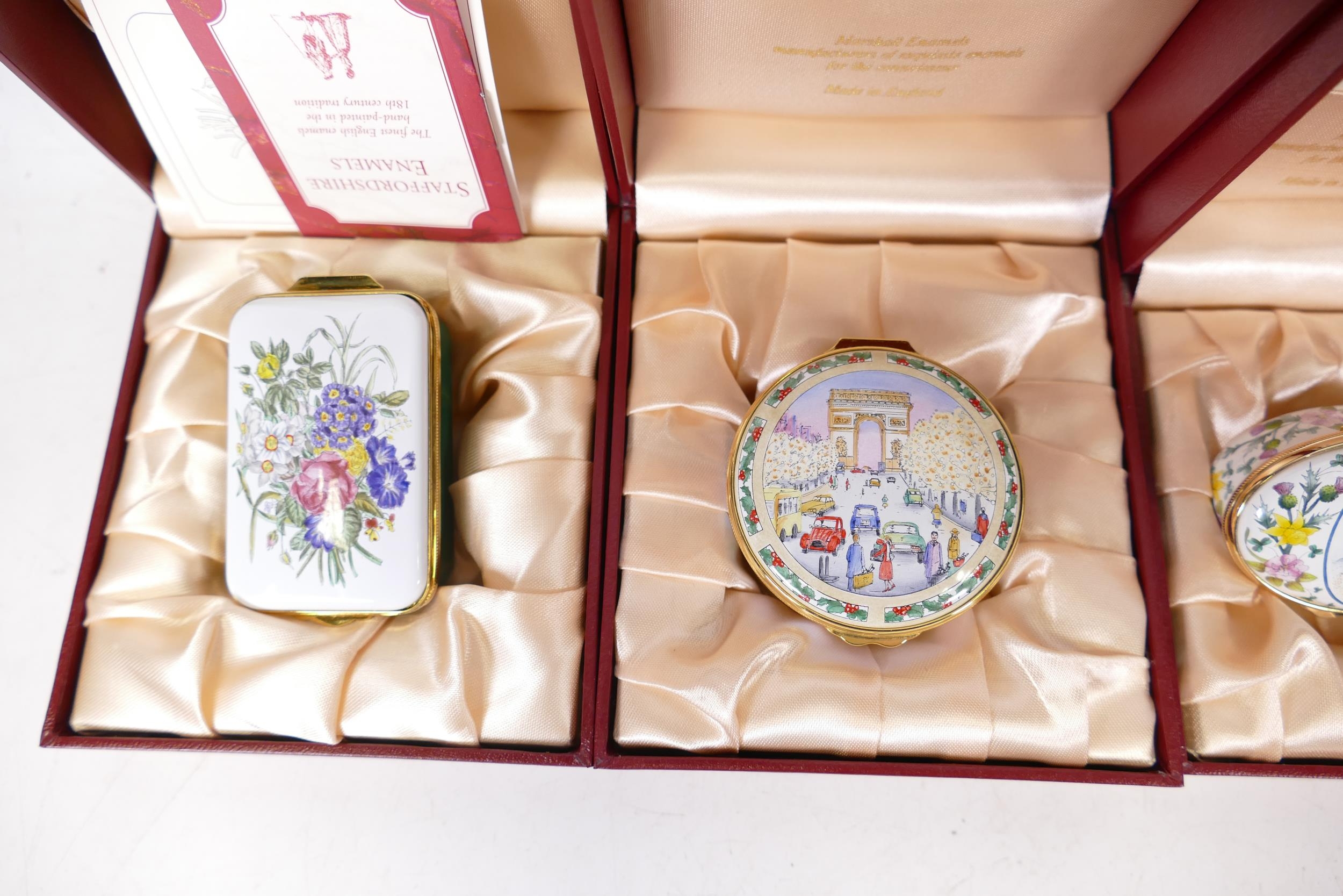 Four limited edition Marshall Enamels to include Her Majesty Queen Elizabeth The Queen Mother 27/ - Image 2 of 3