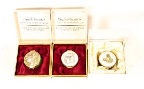 Three Beatrix Potter Crummles English Enamels to include Samuel Whiskers BP13, Tiggy Winkle with